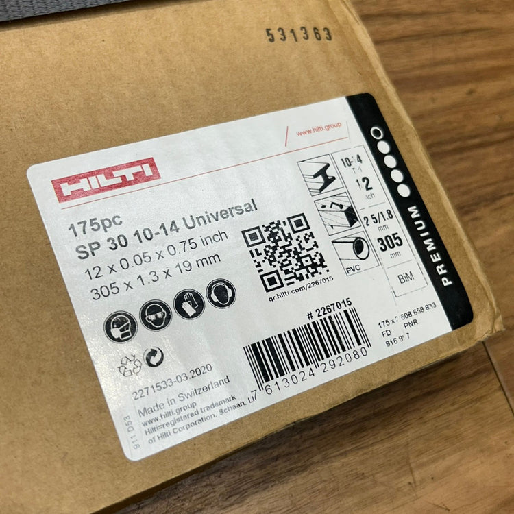 ◆ヒルティ(HILTI) レシプロソーブレード175枚入り 12インチ 305mm SP30 10-14 【船橋馬込店】