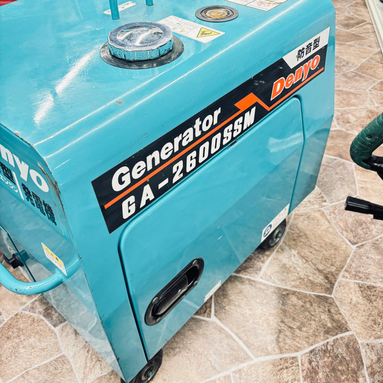 ※店頭引取限定　Denyo デンヨー　防音型エンジン発電機　GA-2600SSM 【越谷店】