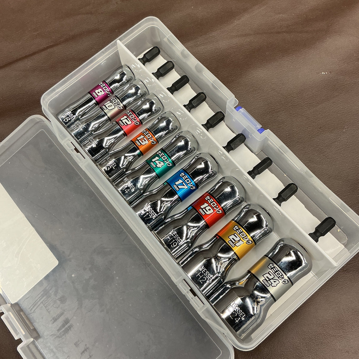 【美品中古】VESSEL 剛鍛セミロングソケット９本組 No.SL209PS 【越谷店】