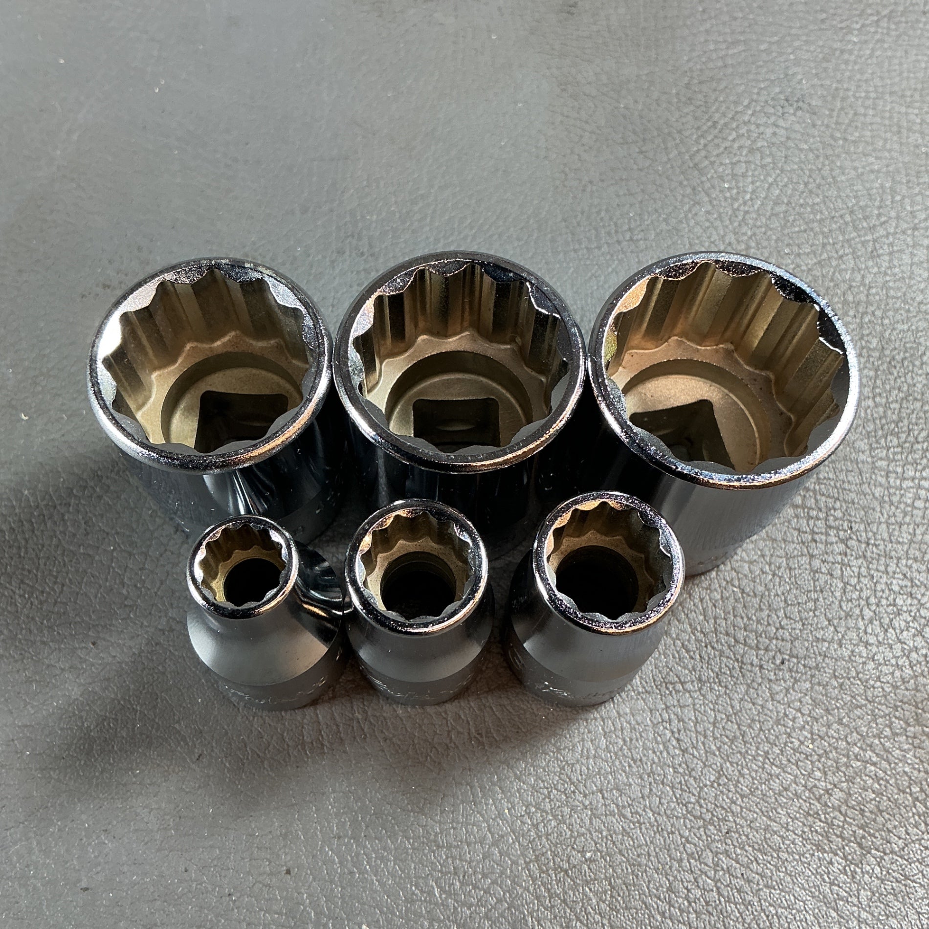 【未使用】Koken 4405M-26 24 23 13 12 9 mm ショートソケット 6点セット 差込:1/2（12.7mm） 12角 コーケン  【越谷店】