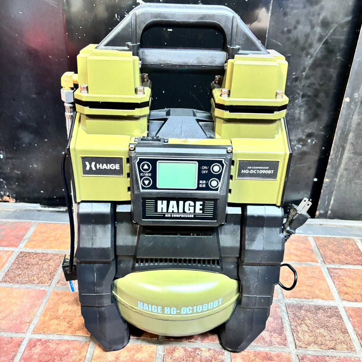 ◆ハイガー(HAIGE) 常圧専用エアコンプレッサ HG-DC1090BT 【市川行徳店】