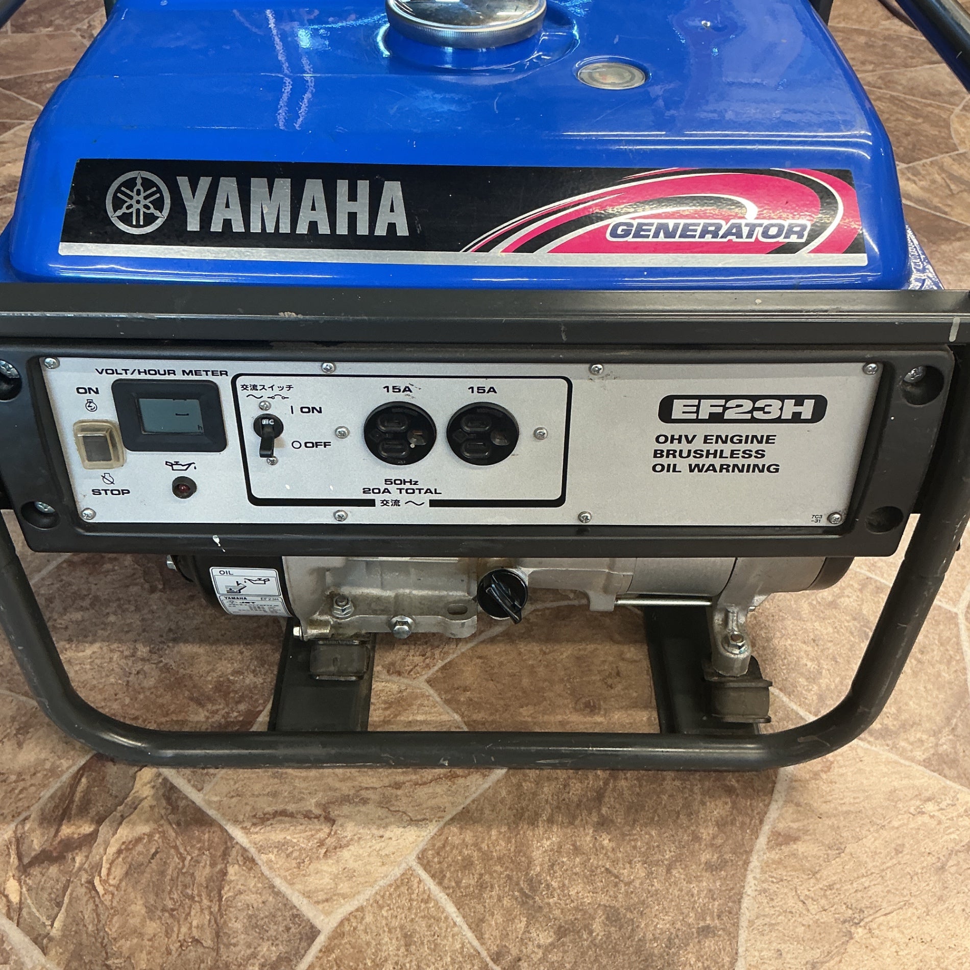 【店頭引取り限定】【東日本向けモデル】【中古】ヤマハ(YAMAHA) 発電機 EF23H_50Hz  【越谷店】