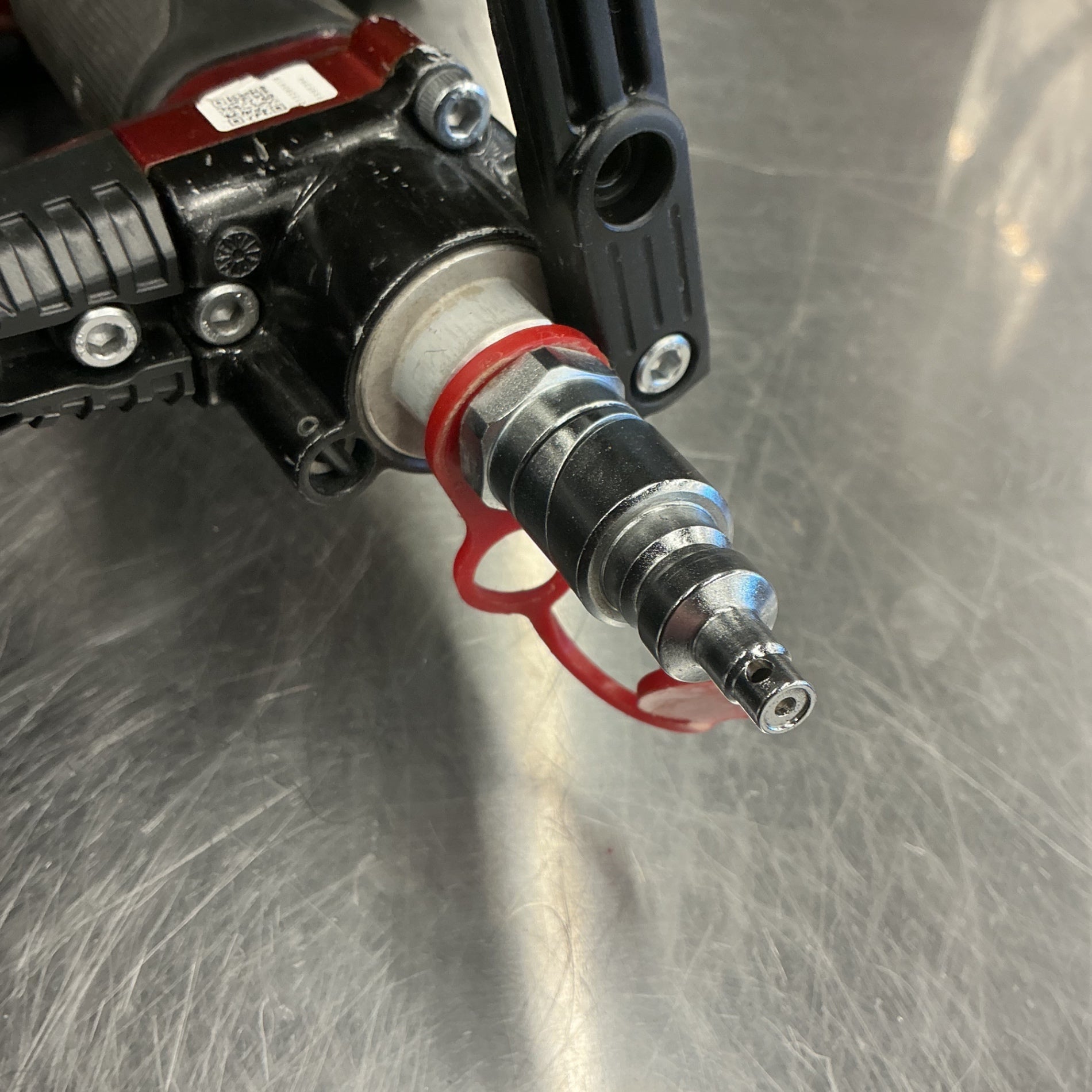 【中古・売り切りセール】 マックス MAX 41mm 高圧エアネジ打ち機 HV-R41G5-R 15mm石膏ボード対応 【越谷店】