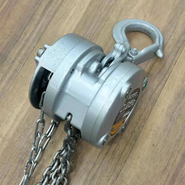 美品 KITO (キトー) チェーンブロック CX003 定格荷重250kg 【船橋馬込店】