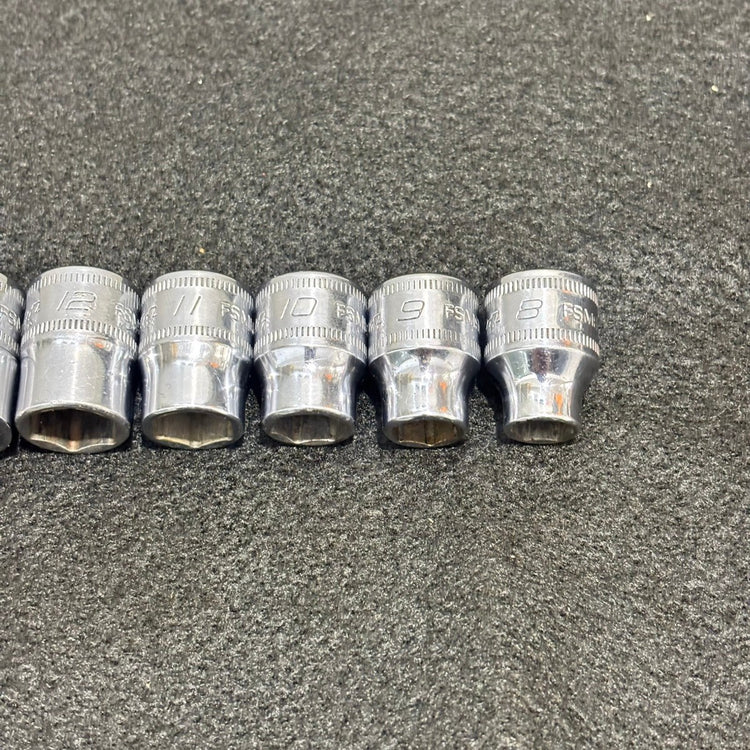▲Snap-on スナップオン 6角ショートソケット FSM 14個セット 【船橋馬込店】