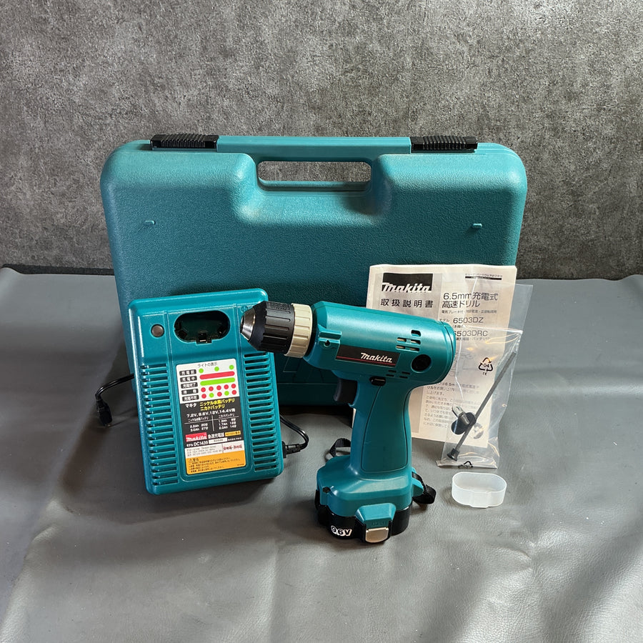 【中古】マキタ　9.6V 6.5mm充電式高速ドリル　6503DRC  【越谷店】