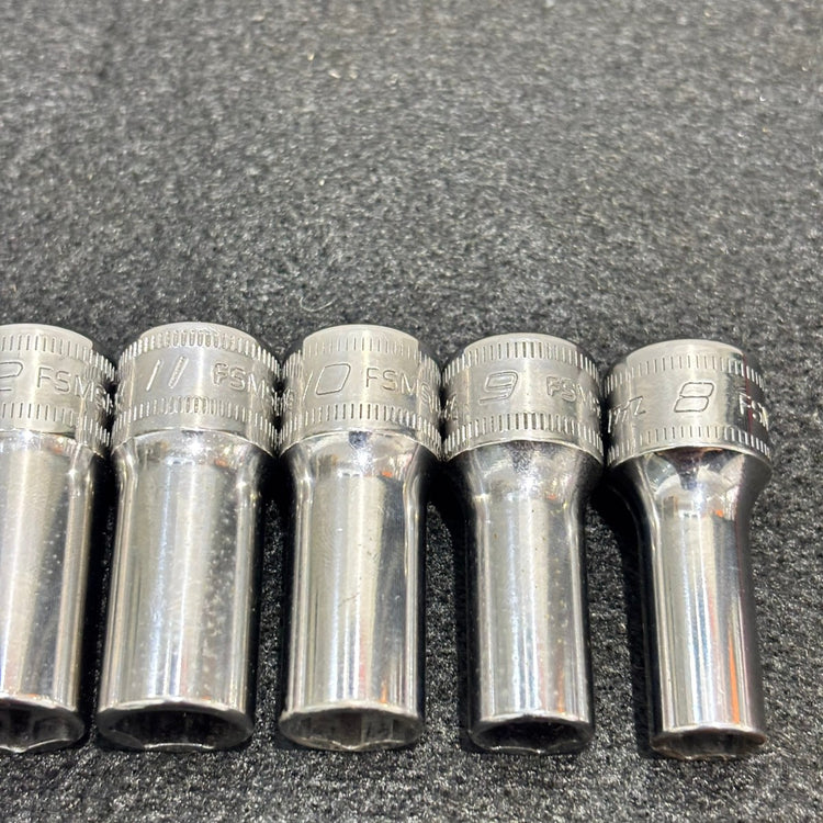 ▲Snap-on スナップオン 6角セミディープソケット FSMS 12個セット 【船橋馬込店】