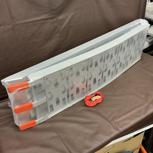 【未使用】 ノンブランド アルミラダーレール A15B タイダウンベルト付 折り畳み可 Bタイプ 耐荷重 340kg 【越谷店】