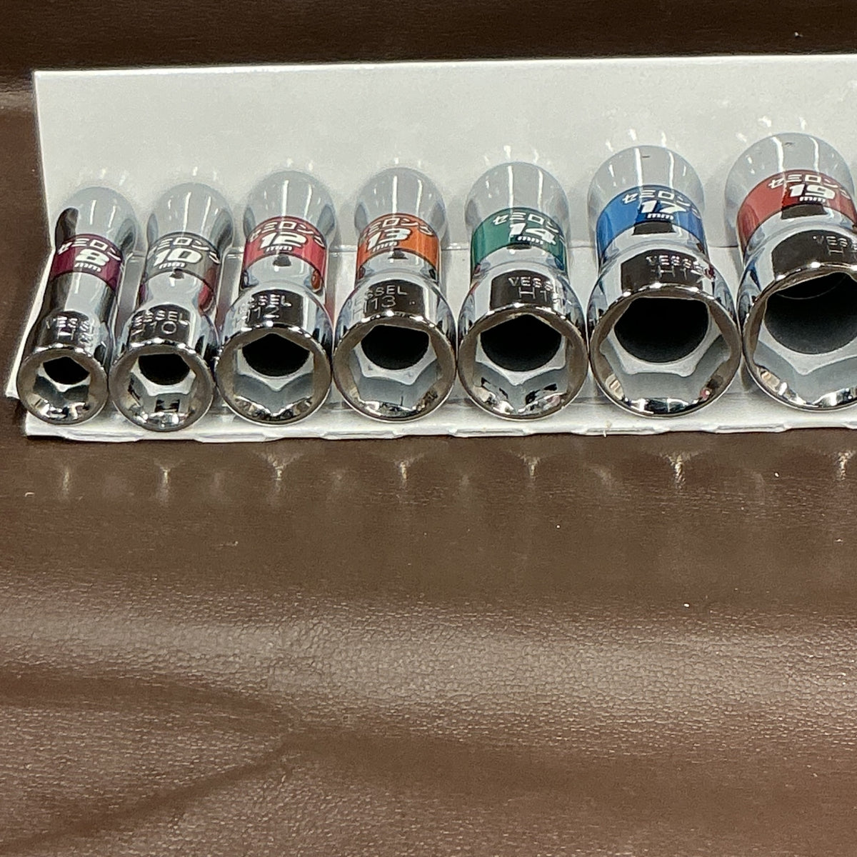 【美品中古】VESSEL 剛鍛セミロングソケット９本組 No.SL209PS 【越谷店】