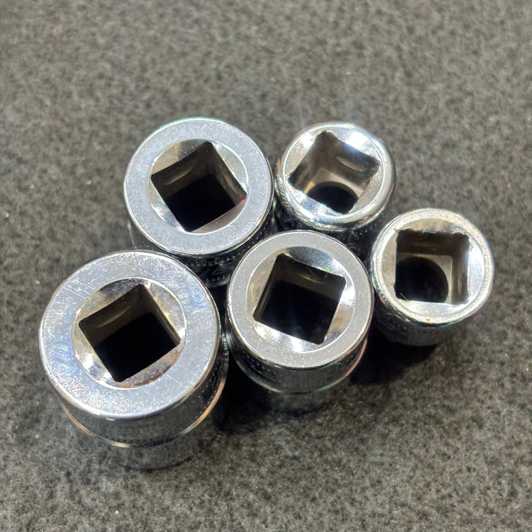 【ホルダー付】Snap-on (スナップオン) 3/8 差し込み 6角 ショートソケット 5個セット FSM 【船橋馬込店】