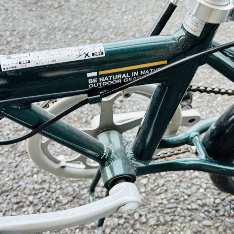 【引取限定】状態良 16インチ 折り畳み自転車 グリーン 【リライズ蓮田店】