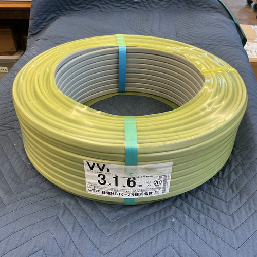 【アウトレット特価！】 住電HST VVFケーブル 3 x 1.6mm 100m 芯線：白黒赤 【越谷店】