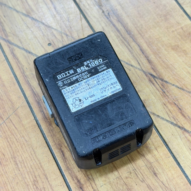使用充電確認済み リチウムイオンバッテリー 18V/6.0Ah BSL1860 【リライズ蓮田店】