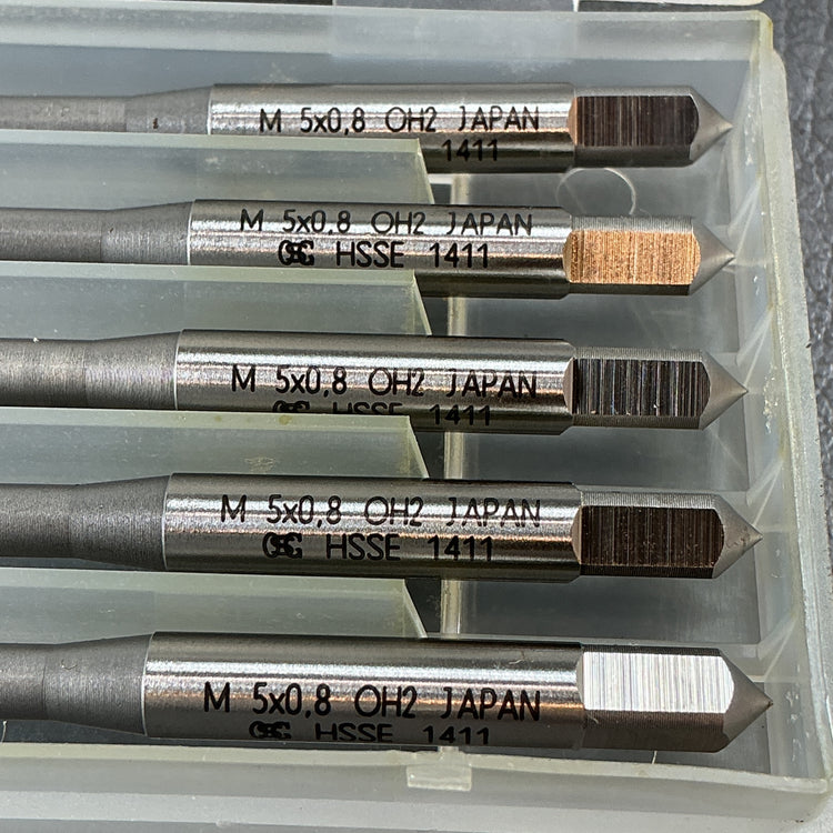 【未使用】OSG　ハンドタップ 一般用 ロングシャンク EXSST M5×0.8×120　5本入りが4箱  【越谷店】