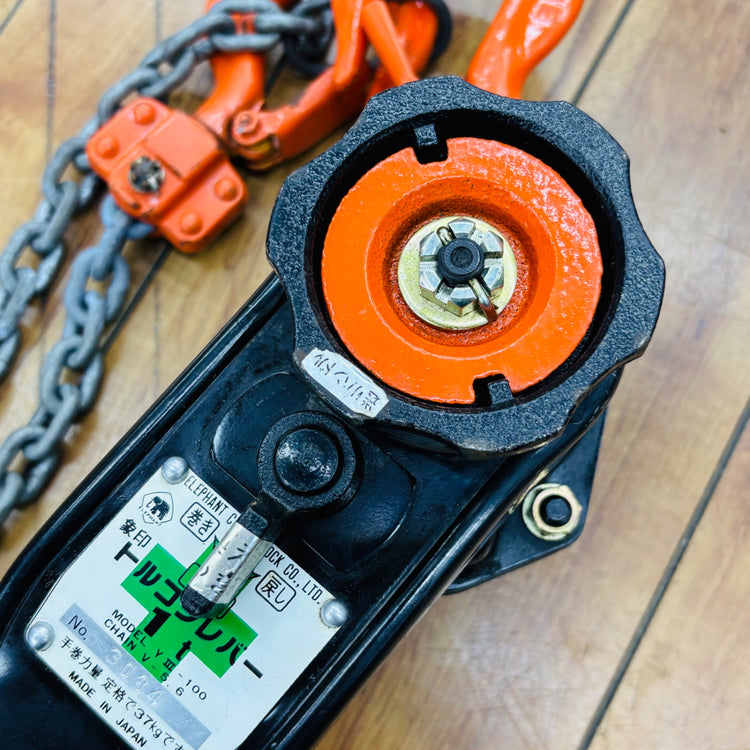 程度良好  1t レバーブロック トルコンレバー YⅢ-100 【リライズ蓮田店】