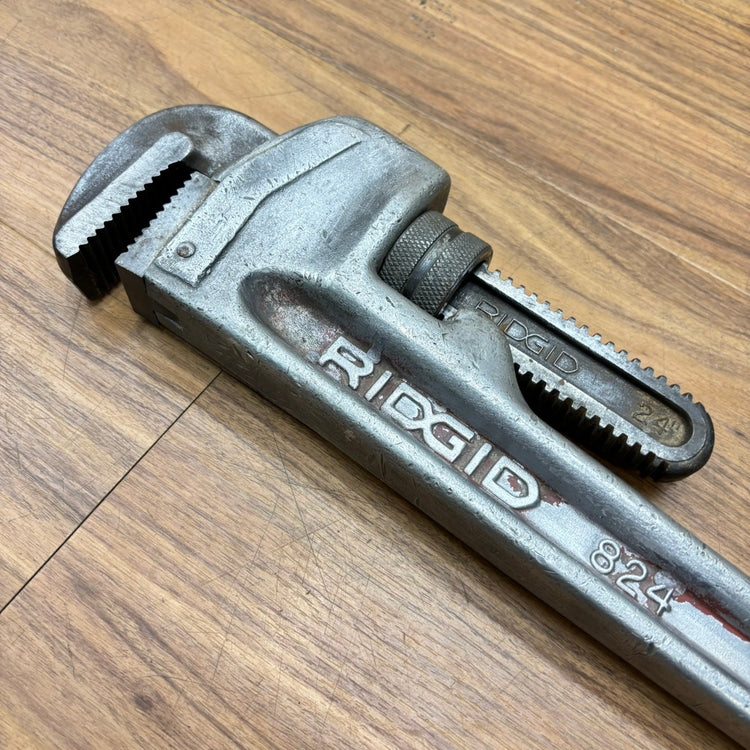 リジッド(RIDGID) 600mm アルミパイプレンチ 824 【船橋馬込店】