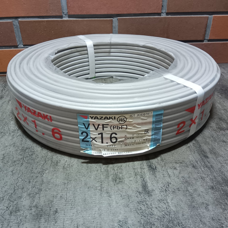 【アウトレット】 VVF162 VVFケーブル VVF2x1.6 100m 【市川行徳店】
