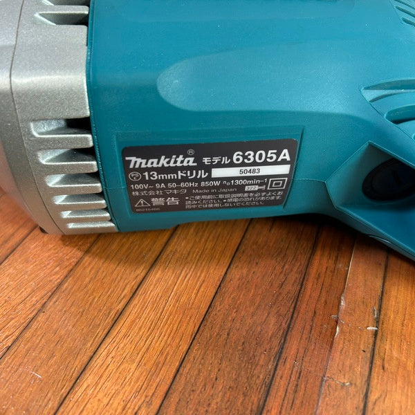 ◆makita マキタ 13mm電気ドリル 6305A 【野田愛宕店】