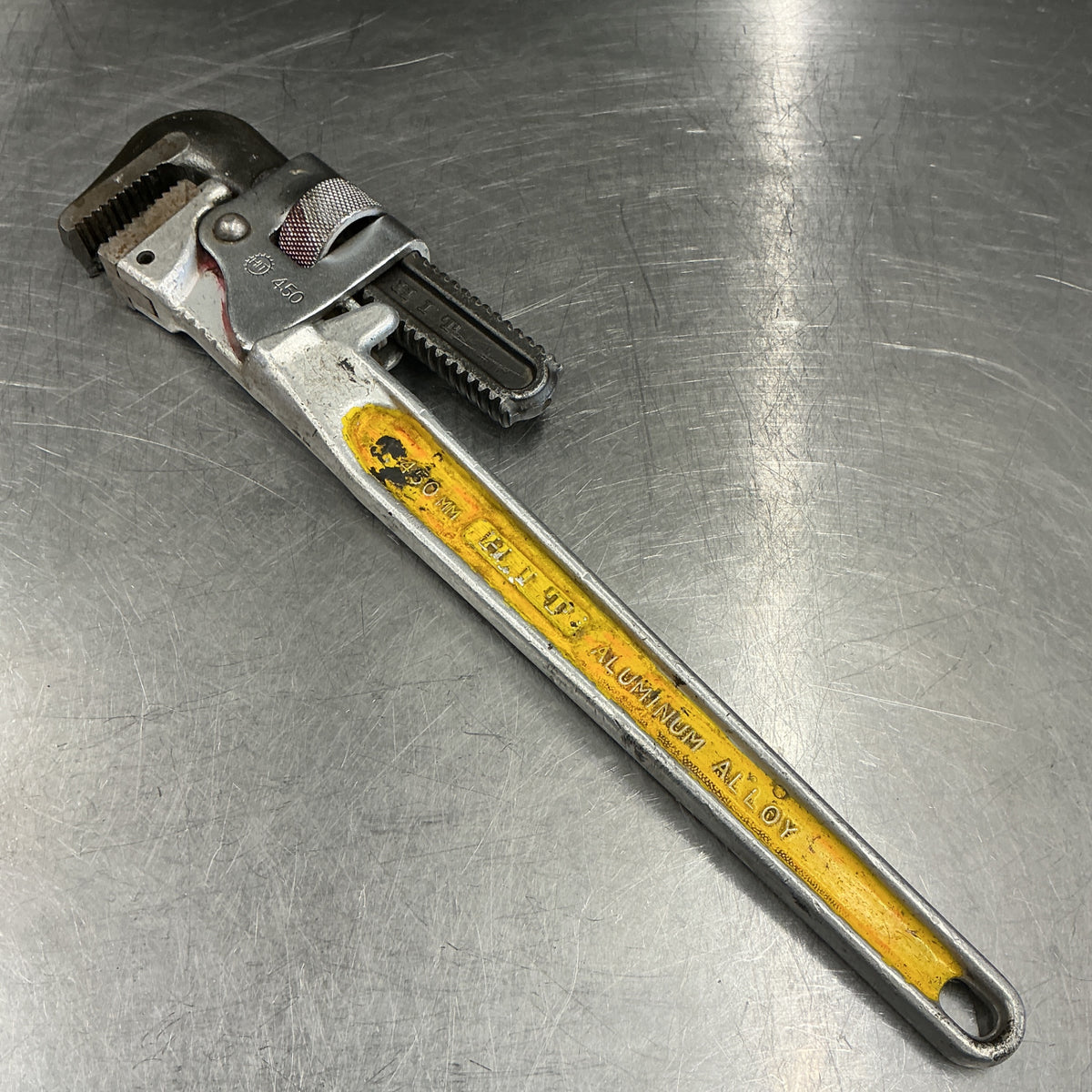 【中古】 HIT  アルミパイプレンチ　3本セット（350・450・600mm）【越谷店】