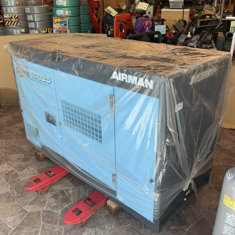 【未使用長期保管品】AIRMAN (旧 北越工業) ディーゼル発電機 SDG25S-3B1＊店頭引き取り限定【越谷店】