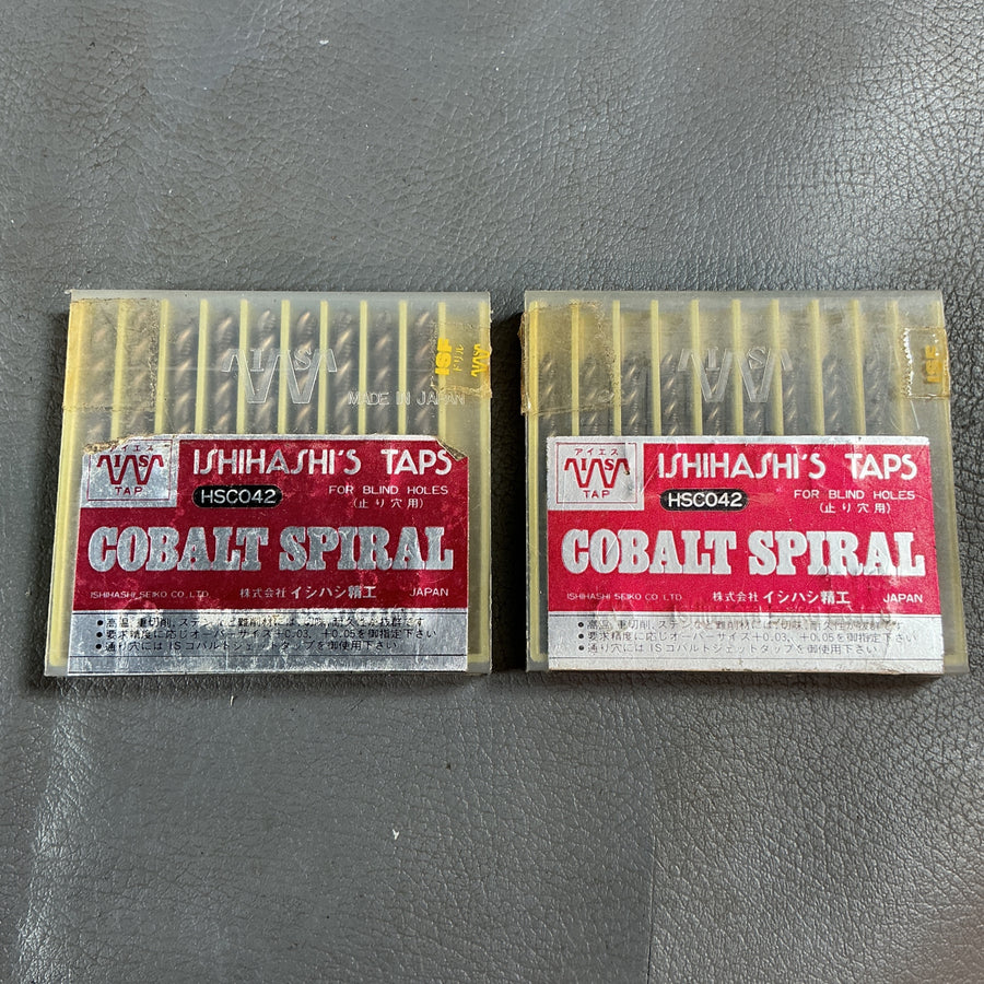 【未使用】イシハシ精工　止り穴用コバルトスパイラルタップ　M4とM3の2箱セット！  【越谷店】