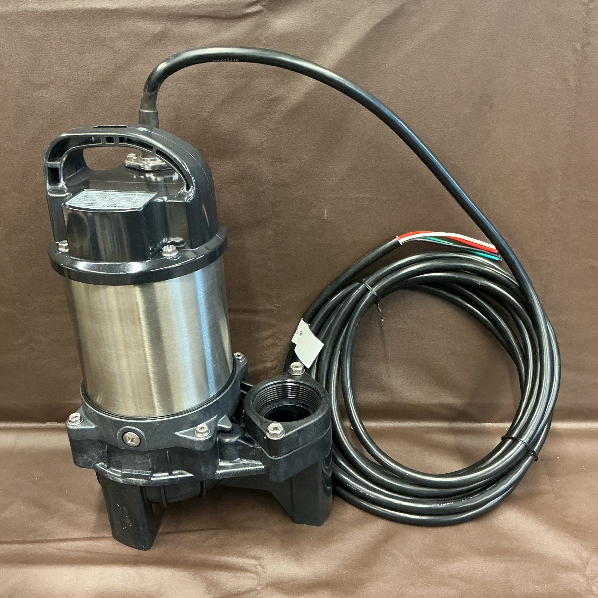 【未使用】 ツルミ 汚物用水中ポンプ 50PU2.4 200V 50HZ 箱にヨレや文字痕あり 【越谷店】
