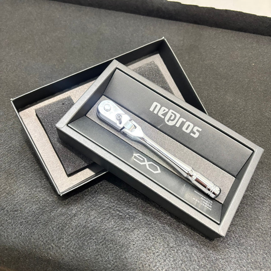 ▲KTC ネプロス(nepros) 9.5sq. コンパクトフレックスラチェットハンドル FNBRC390F 【船橋馬込店】