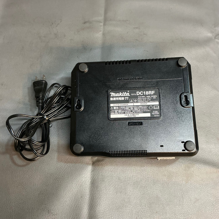 【中古・動作品】 マキタ makita 14.4V 18V 急速充電器 DC18RF 純正品 【越谷店】