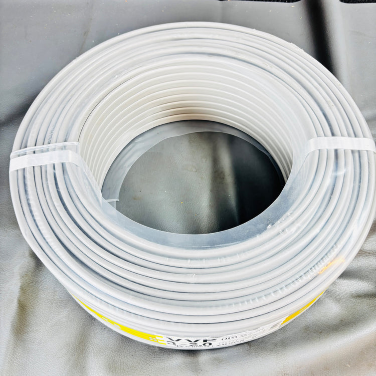 【未使用】 協和電線 VVFケーブル 3 ×2.0 mm 黒白赤 灰 100m VVF203  【越谷店】