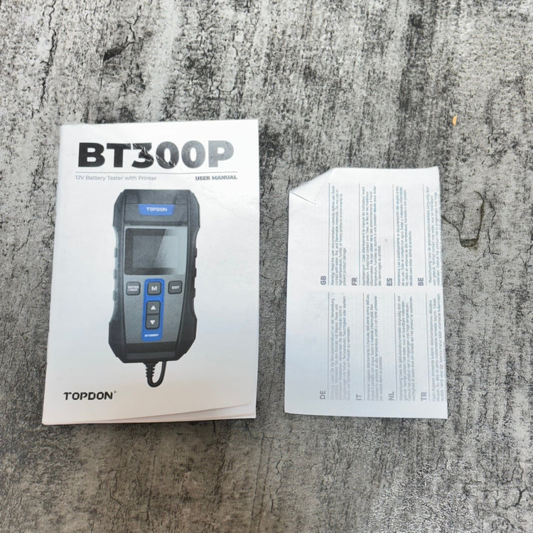 TOPDON バッテリーテスター  BT300P 【市川行徳店】