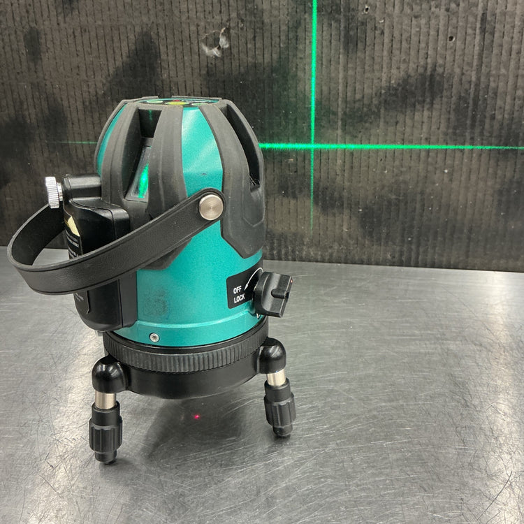 【中古】 VOICE レーザー墨出し器 5ライングリーンレーザー VLG-5X 本体+受光器セット 【越谷店】