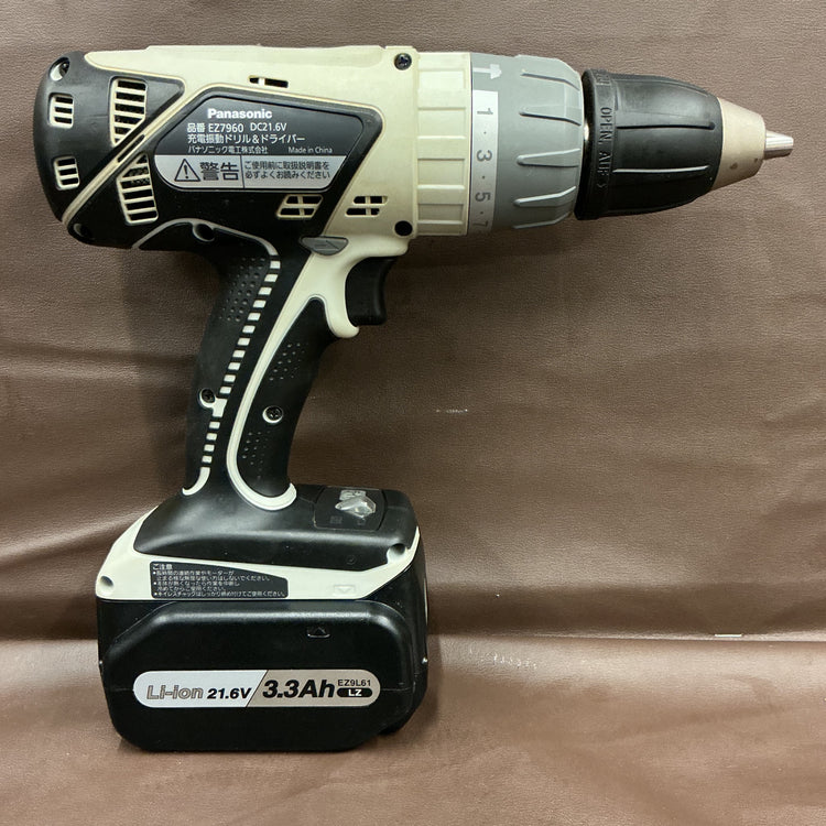 【中古・動作良好！】 パナソニック Panasonic 21.6V 充電振動機能付 ドリルドライバー EZ7960 【越谷店】