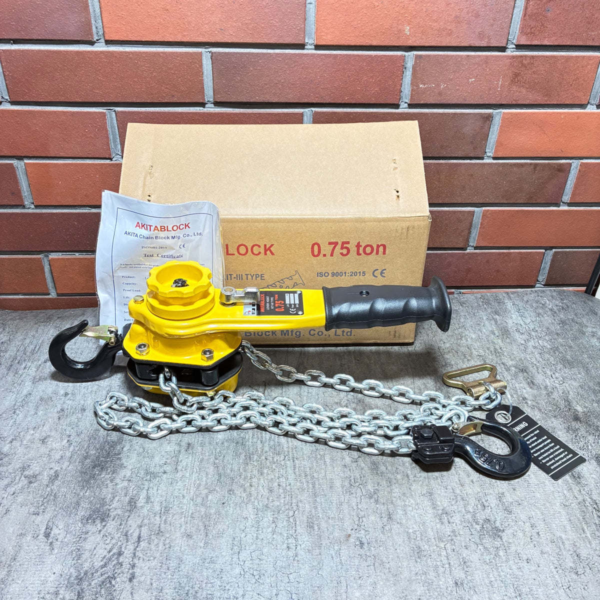 レバーブロック 0.75t KIT-Ⅲ 【市川行徳店】