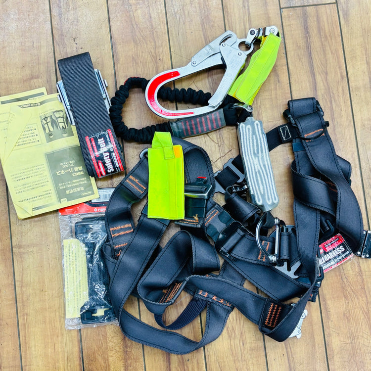 新規格 フルハーネス 飛燕ハーネス TH-506 Mサイズ 固定具・セーフティベルト付き【中古】 【蓮田店】