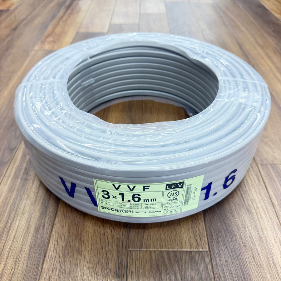 未使用 VVF163 VVFケーブル VVF3x1.6 100m 【リライズ蓮田店】