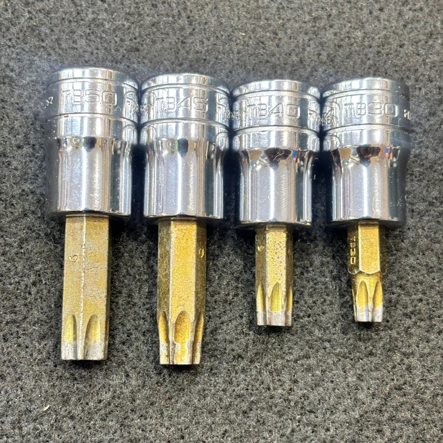 Snap-on スナップオン トルクスソケット 3/8 4個セット FIXB 【船橋馬込店】