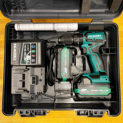 【未使用】 HiKOKI ハイコーキ 18V 振動ドライバドリル DV18DD(2XCZ) セット品 【越谷店】