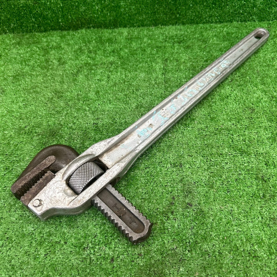 たて型アルミパイプレンチ450mm 【野田愛宕店】