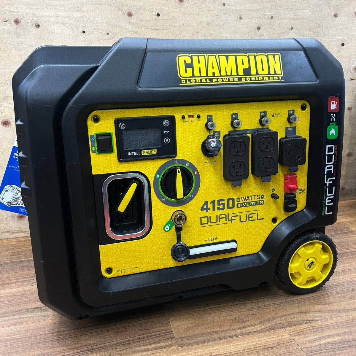 【店頭引取限定】 チャンピオン インバーター発電機 501003-J 3.8KVA ガソリン・プロパン兼用 【船橋馬込店】
