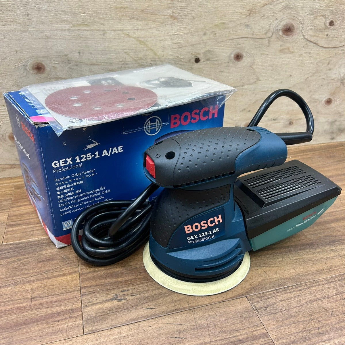 極美品 BOSCH ボッシュ GEX125-1A/AE 吸じんランダムアクションサンダー 【船橋馬込店】
