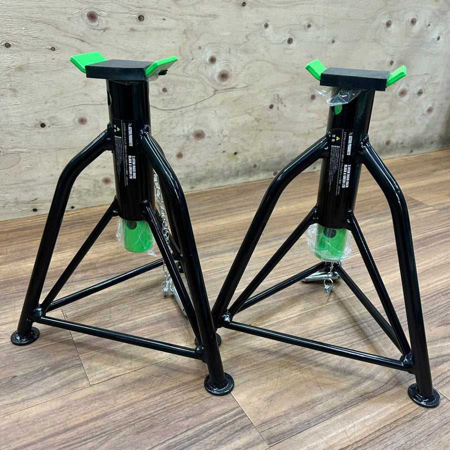 限定色 アストロプロダクツ ASTRO 2t リジットラック2脚セット ブラック＆グリーン 2007000014431 馬 【船橋馬込店】