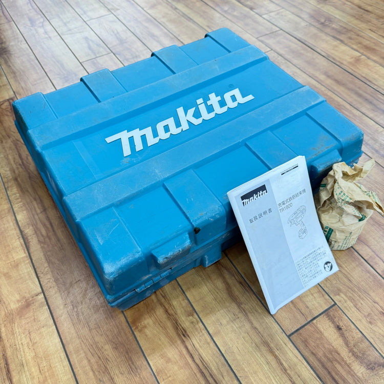 美品 14.4V/18V コードレス鉄筋結束機 リバータイア TR180DRGX 美品のバッテリー2個付属(BL1860B)【リライズ蓮田店】