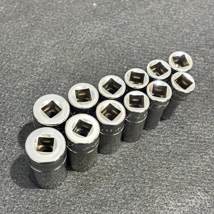 ▲Snap-on スナップオン 6角セミディープソケット FSMS 12個セット 【船橋馬込店】