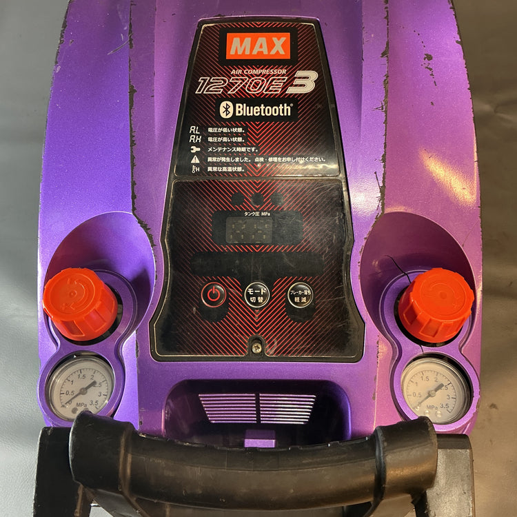 【中古】マックス(MAX) エアコンプレッサー AK-HH1270E3_メタリックパープル 【越谷店】
