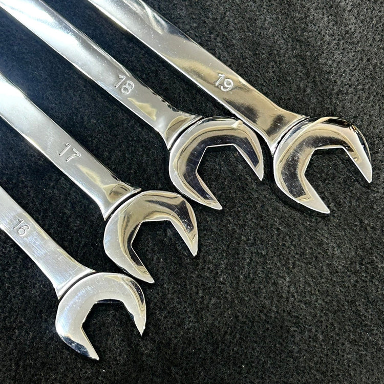 美品 MACTOOLS マックツール コンビネーションレンチ 9本セット CLR 12角 スパナ メガネ 【船橋馬込店】