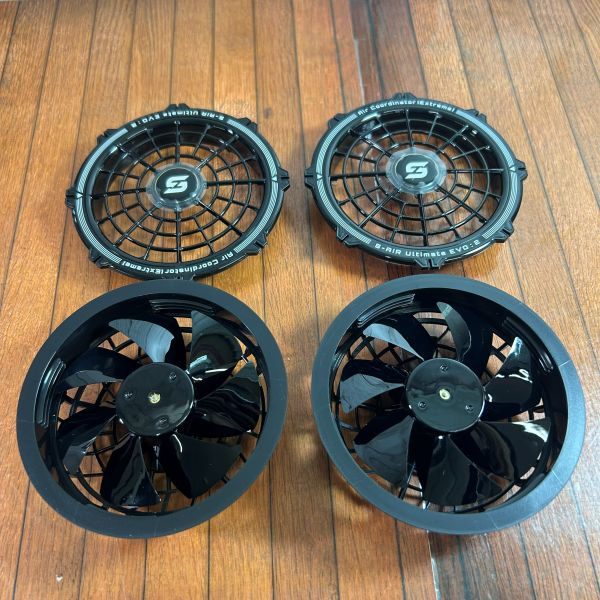 空調服用 バッテリーファンセット SA-125 S-AIR 【野田愛宕店】