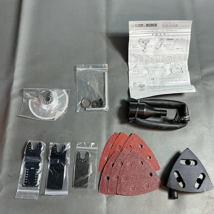 【未使用】ブラックアンドデッカー(BLACK+DECKER) 18Vマルチツール オシレーティングヘッド EOH183  【越谷店】