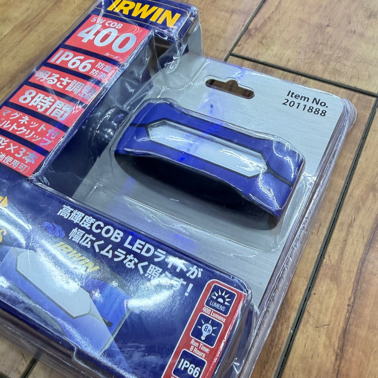 【コンパクト便】 5W COB LEDヘッドライト400ルーメン IRWIN 2011888 【未使用】 【リライズ蓮田店】