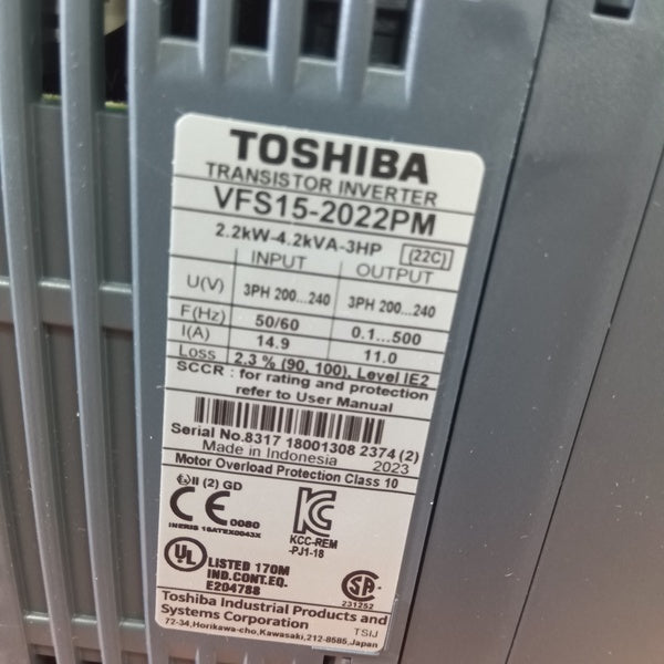 多機能小型インバーター VFS15-2022PM 【野田愛宕店】
