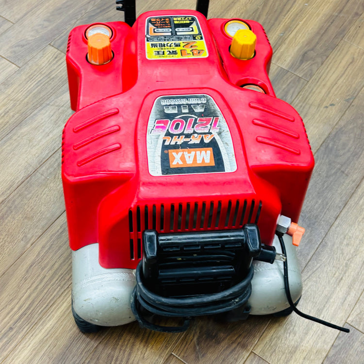 動作確認済み  常圧・高圧エアコンプレッサー AK-HL1210E 【リライズ蓮田店】